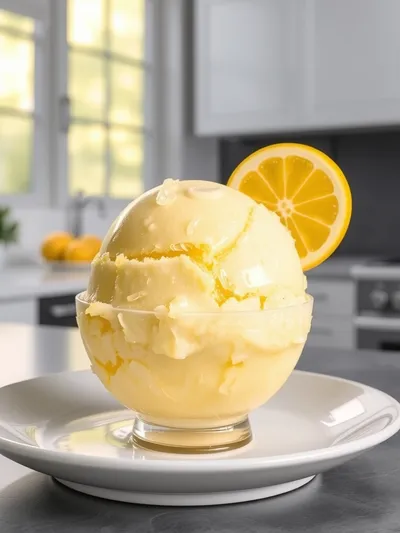 Zesty Lemonade Sorbet