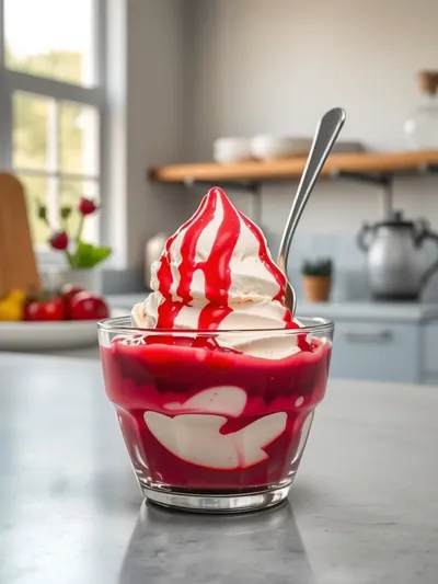 Zesty Rhubarb Sauce for Ice Cream